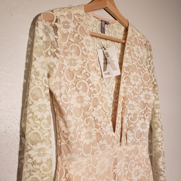 NWT ASOS Lace Mini Dress sz 8 - Picture 4 of 9